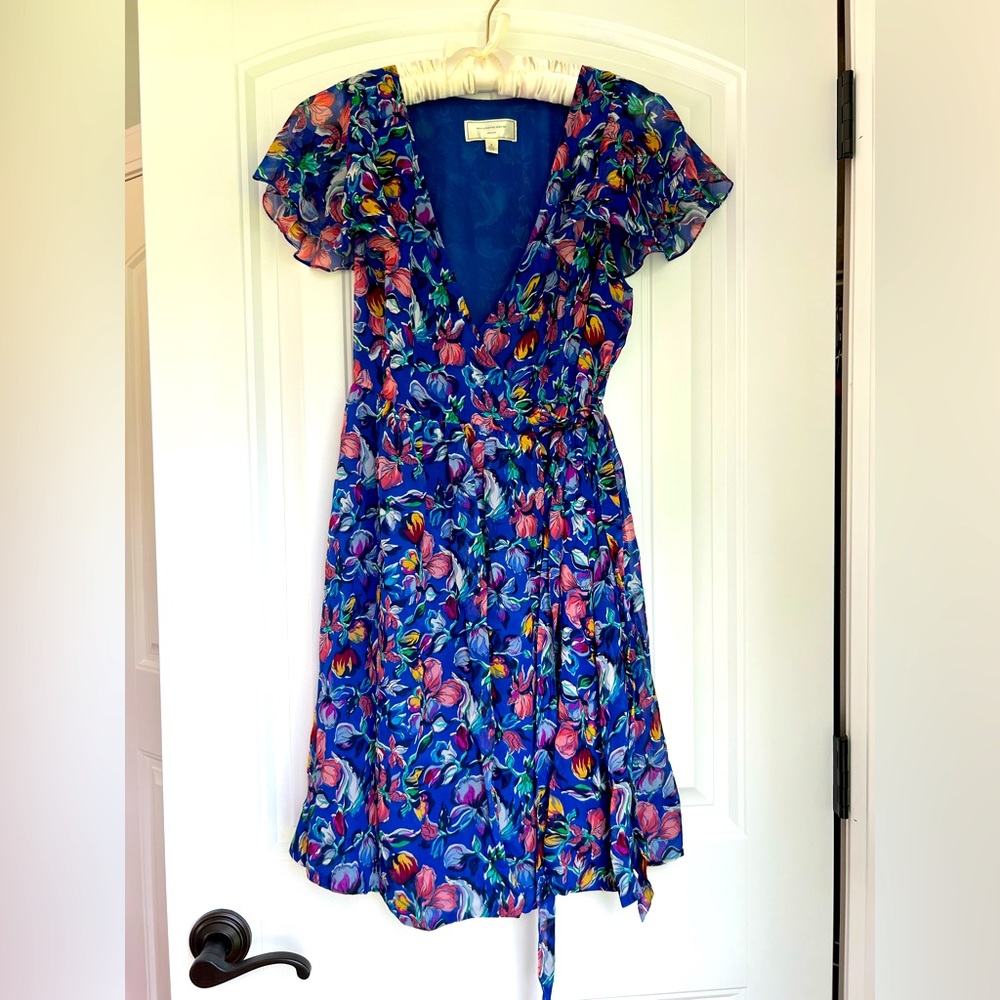 Moulinette Soeurs Floral Silk Wrap Dress